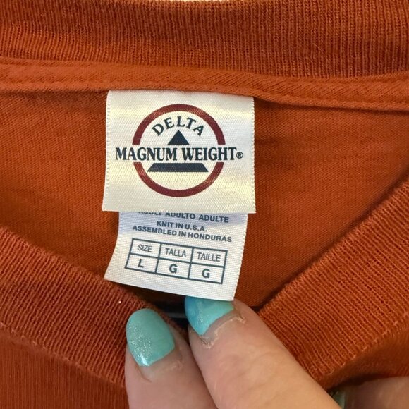 Dr. Martin Luther King Graphic MLK Crew Neck T-Shirt Rust/Brown Size L - Picture 3 of 5